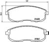 HELLA 8DB 355 015-641 Brake Pad Set, disc brake